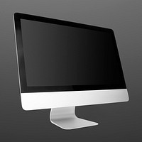 Computer monitor screen mockup psd digital device