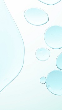 Blue mobile wallpaper abstract oil bubble texture background