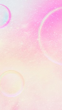 Pastel mobile wallpaper abstract oil bubble texture background