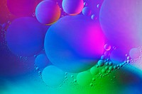 Gradient background wallpaper oil bubble texture