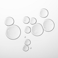 Abstract oil liquid bubble macro shot transparent psd