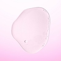 Pink oil liquid bubble macro cosmetic product psd