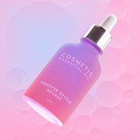 Serum bottle mockup psd product packaging for beauty and skincare