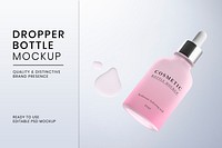 Cosmetic product mockup psd for beauty and skincare