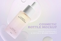 Cosmetic bottle mockup psd ready to use