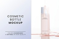 Cosmetic product mockup psd for beauty and skincare