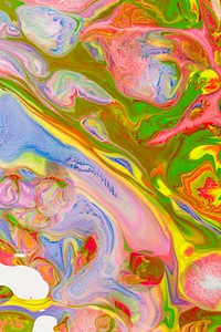 Colorful marble swirl background handmade abstract flowing texture experimental art