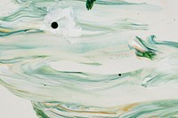 Green marble swirl background handmade acrylic paint