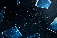 Shattered glass background psd wallpaper