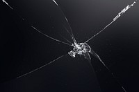 Broken glass psd effect dark background