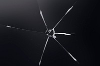 Black background with broken glass texture