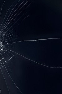 Broken glass psd effect dark background