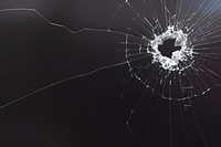 Broken glass psd effect dark background