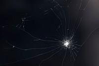 Broken glass psd effect dark background