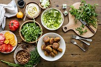 Sweet potato falafel recipe idea for vegan