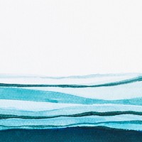 Ombre blue sea watercolor background abstract style