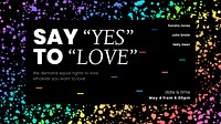 Colorful crayon art template vector for pride month 