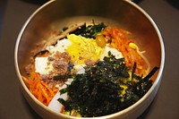 Free bibimbap , Korean dish photo, public domain food CC0 image.