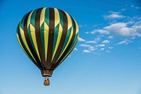 Free colorful hot air balloon image, public domain travel CC0 photo.