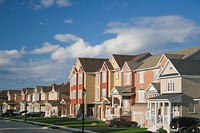 Free North American townhouse photo, public domain travel CC0 image.