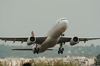 Free airplane taking off image, public domain aircraft CC0 photo.