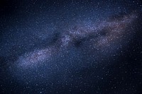 Galaxy starry night sky background, free public domain CC0 photo.