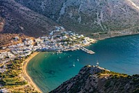 Coastal sea aerial view, ocean,cliff, landscape, free public domain CC0 photo.