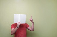 Man reading a book, free public domain CC0 image.