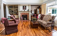 Free homely living room image, public domain interior design CC0 photo.