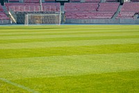 Free grass field in football stadium image, public domain sport CC0 photo.
