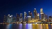 Merlion Park waterfront in Singapore, free public domain CC0 photo