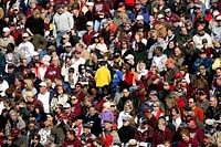 Crowd at High School football game in Texas, USA - 02/01 2017