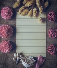 Free paper note image, public domain stationery CC0 photo.