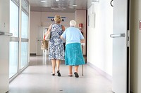 Free mother and daughter in image, public domain hospital CC0 photo.