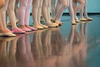 Free closeup on ballerina feet photo, public domain dance CC0 image.