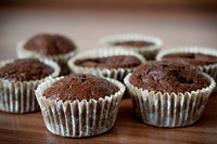 Free chocolate muffins image, public domain CC0 photo.