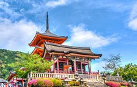 Buddhist temple, shrine, pagoda in Asia, free public domain CC0 photo.