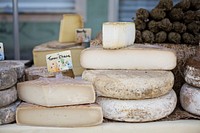 Free cheese in shop image, public domain food CC0 photo.