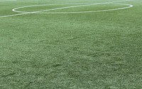 Free soccer field with lines closeup photo, public domain sport CC0 photo.