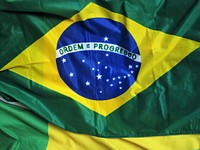 Free Brazil flag image, public domain banner CC0 photo.