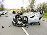 Free car accident image, public domain car CC0 photo.