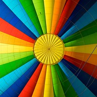 Free colorful hot air balloon image, public domain travel CC0 photo.