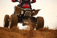 Free ATV on dirt road image, public domain CC0 photo.