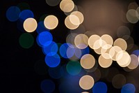 Bokeh lights, free public domain CC0 image.