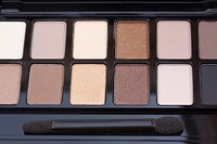 Cosmetics, make up, palette, beauty accessories photo, free public domain CC0 image.