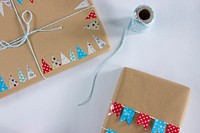 Free gift packaging image, public domain design CC0 photo.