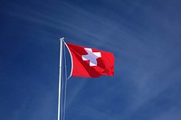 Free Switzerland flag photo, public domain banner CC0 image.