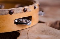 Free tambourine image, public domain musical instrument CC0 photo.