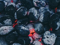 Free black charcoal image, public domain cooking CC0 photo.