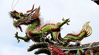 Free Chinese dragon statue image, public domain CC0 photo.